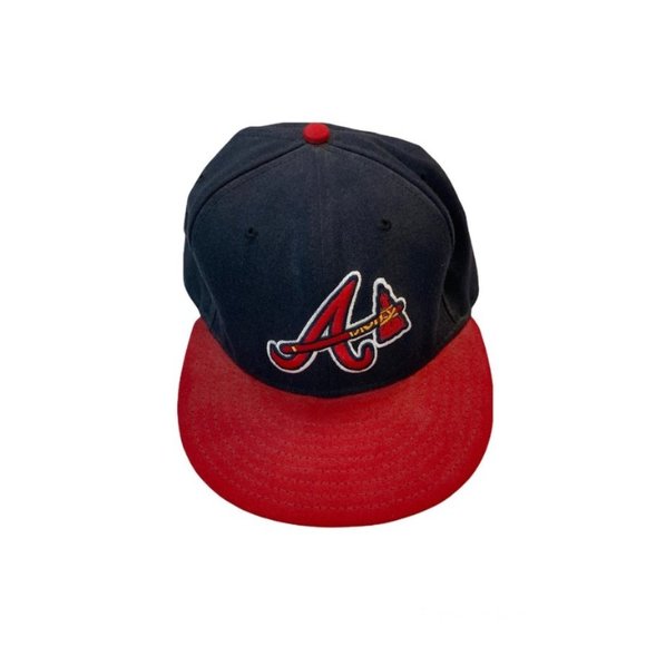 New Era Other - ATLANTA BRAVES New Era Navy/Red Home Authentic Collection On-Field 59FIFTY Fitte